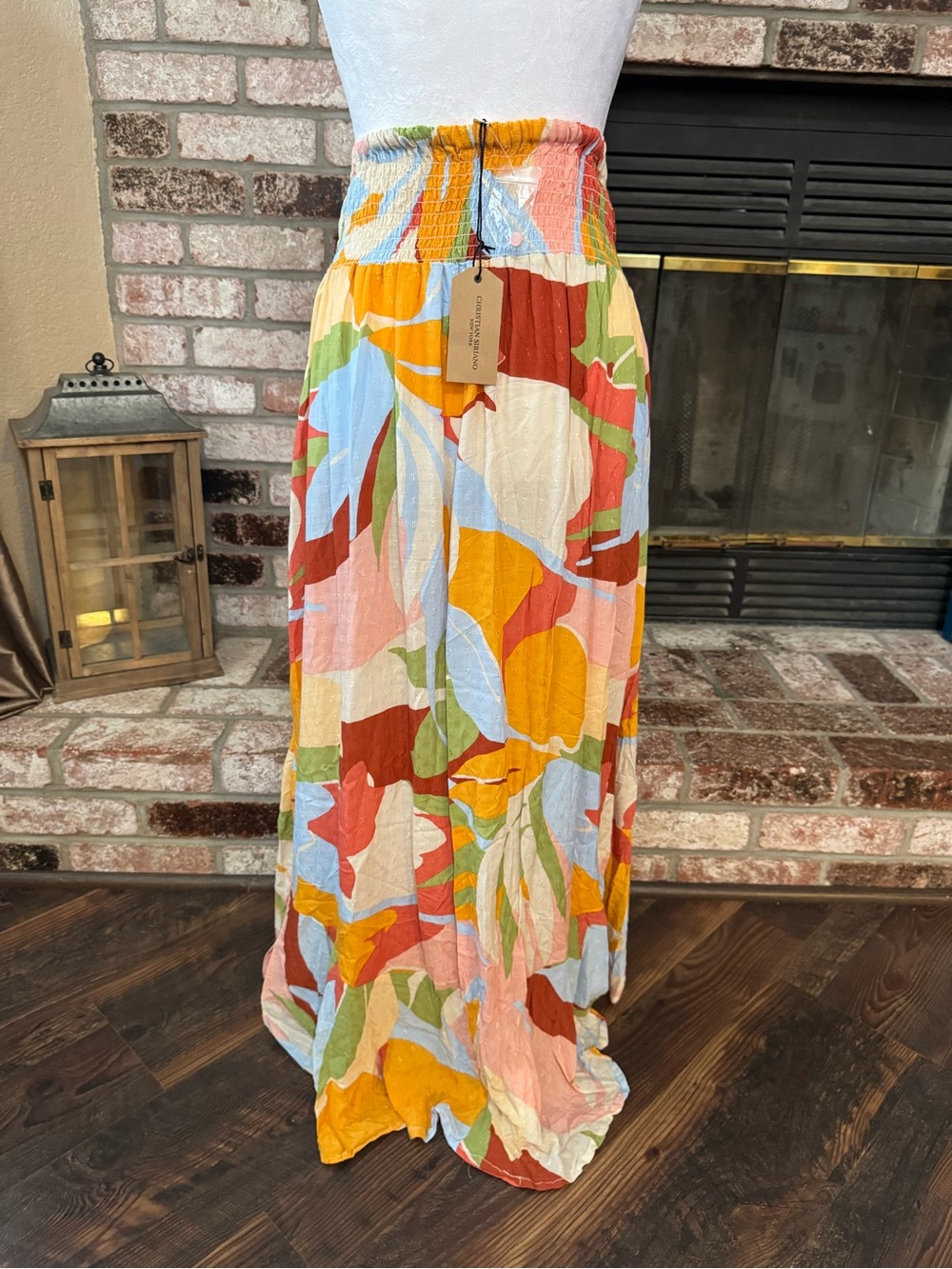 Christian Siriano Multicolor Button-Front Skirt - Picture 5 of 7
